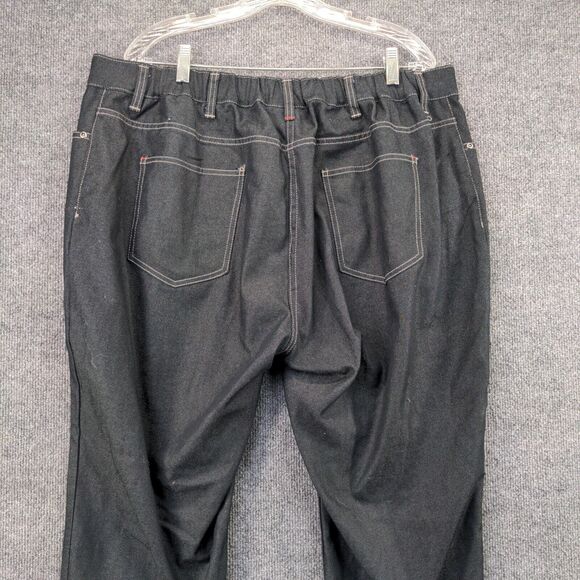 Mcdonalds Employee Uniform Pants Mens Size 38x31 Gray Black Belt Loops - Picture 8 of 13
